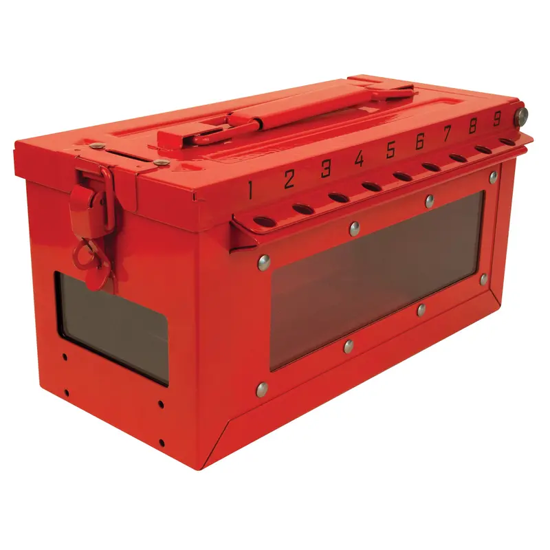 Small Group Lock Box, Red 1