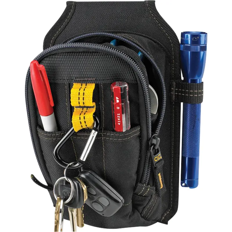 Small Tool Pouch, Multiple Tool Holder, Polyester, 9 Pockets 1
