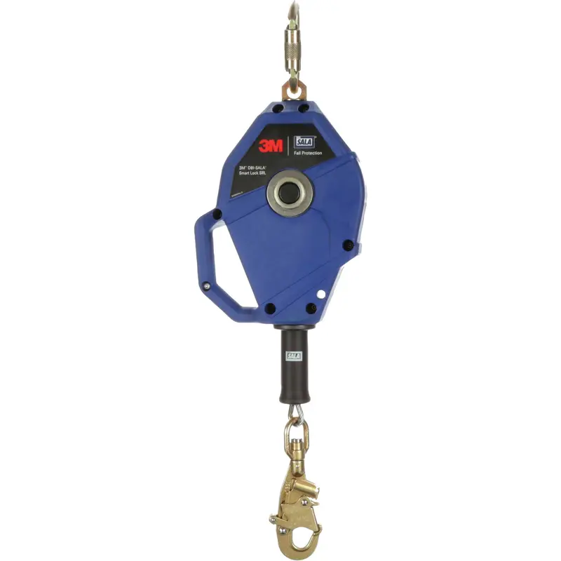 Smart Lock Self-Retracting Lifeline, 20', Galvanized Steel, Swivel 1