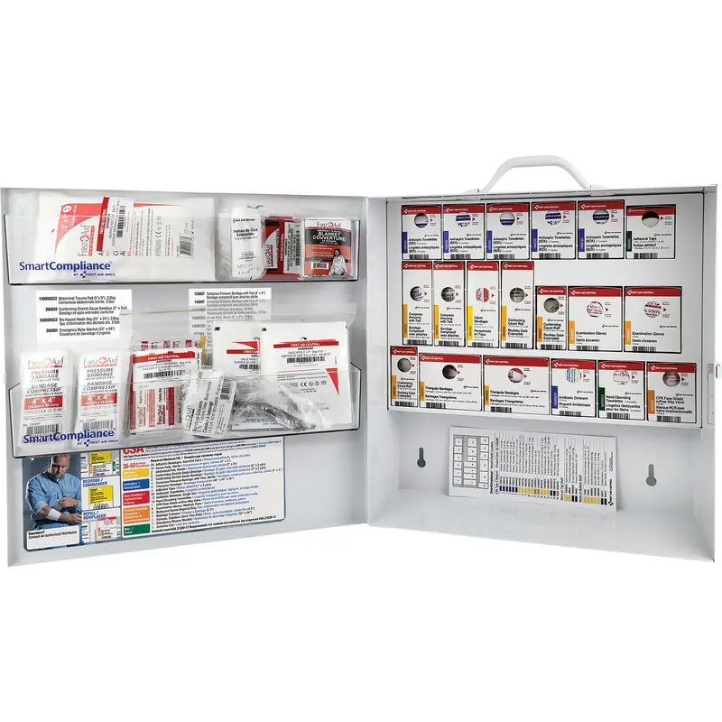 Smartcompliance®  First Aid Cabinet, Meets Csa Z1220-17 Type 2 Low-Risk Environment, Medium (26-50 Workers) 1