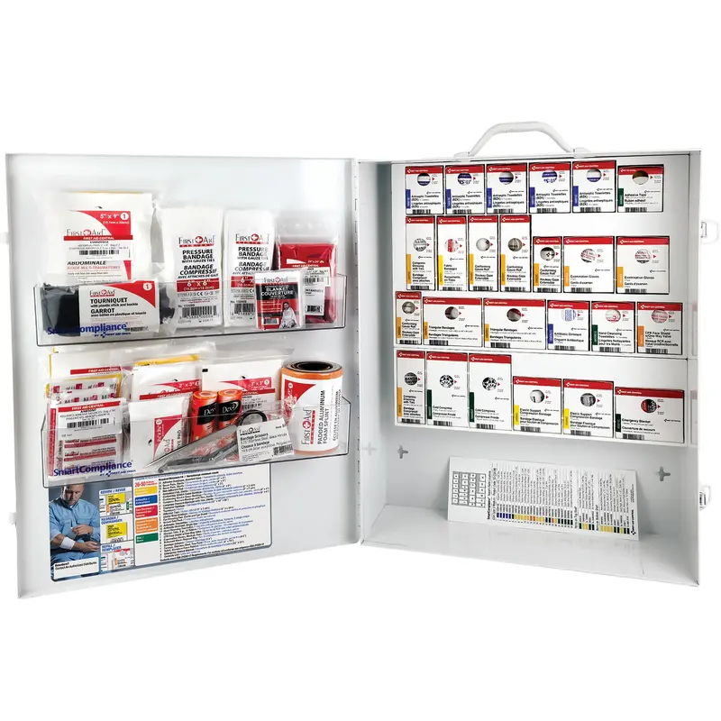 Smartcompliance®  First Aid Cabinet, Meets Csa Z1220-17 Type 3 High-Risk Environment, Medium (26-50 Workers) 1