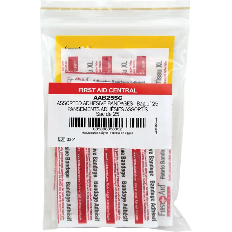 Smartcompliance® Refill Adhesive Bandages, Assorted, Fabric/Plastic, Non-Sterile 1