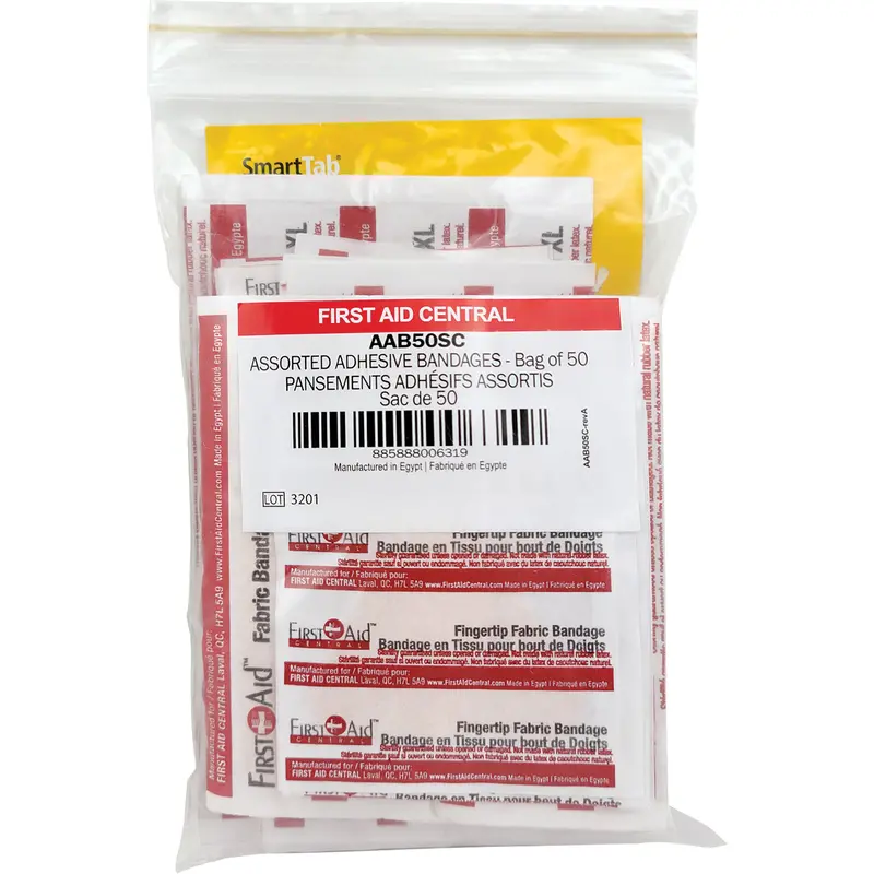 Smartcompliance® Refill Adhesive Bandages, Assorted, Fabric/Plastic, Non-Sterile 1