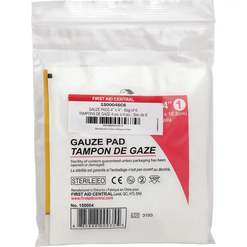 Smartcompliance® Refill Gauze, Pad, 4" L X 4" W, Sterile, Medical Device Class 1 1