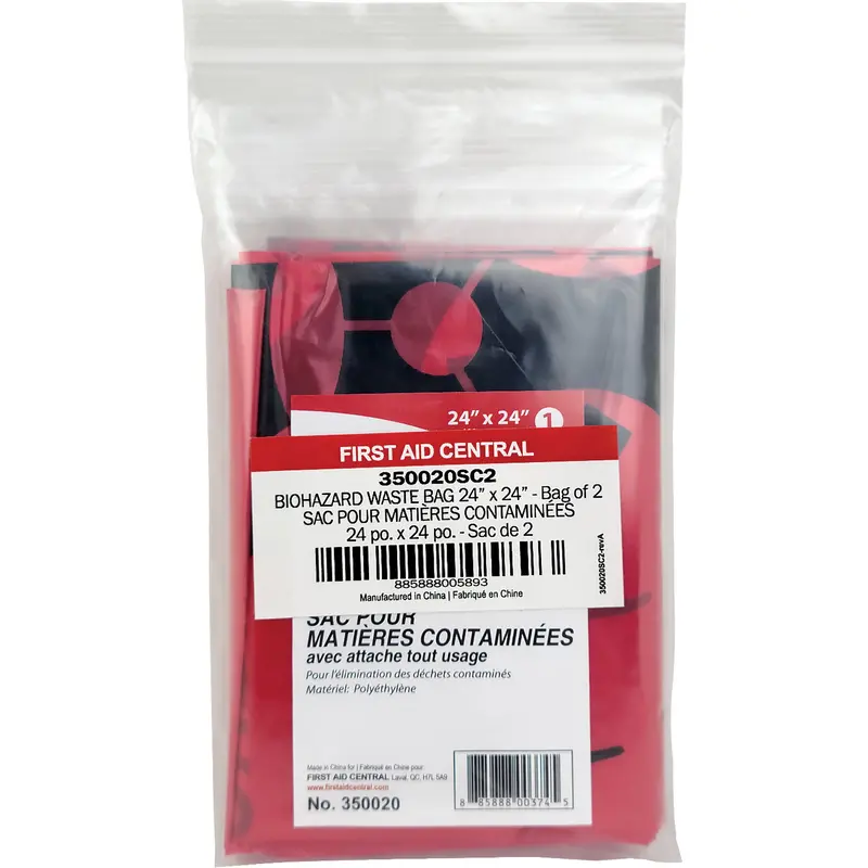 Smartcompliance® Refill Waste Bags, Bio-Hazard, 24" L X 24" W 1