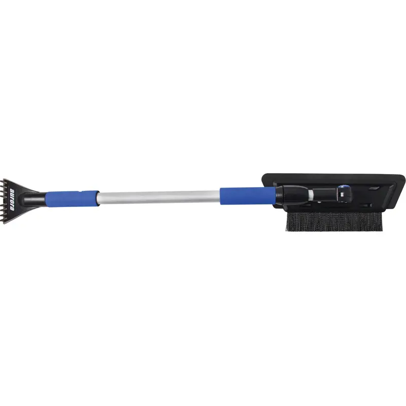 Snow Brush, Telescopic, Eva Foam Blade, 48" Long, Black/Blue 1