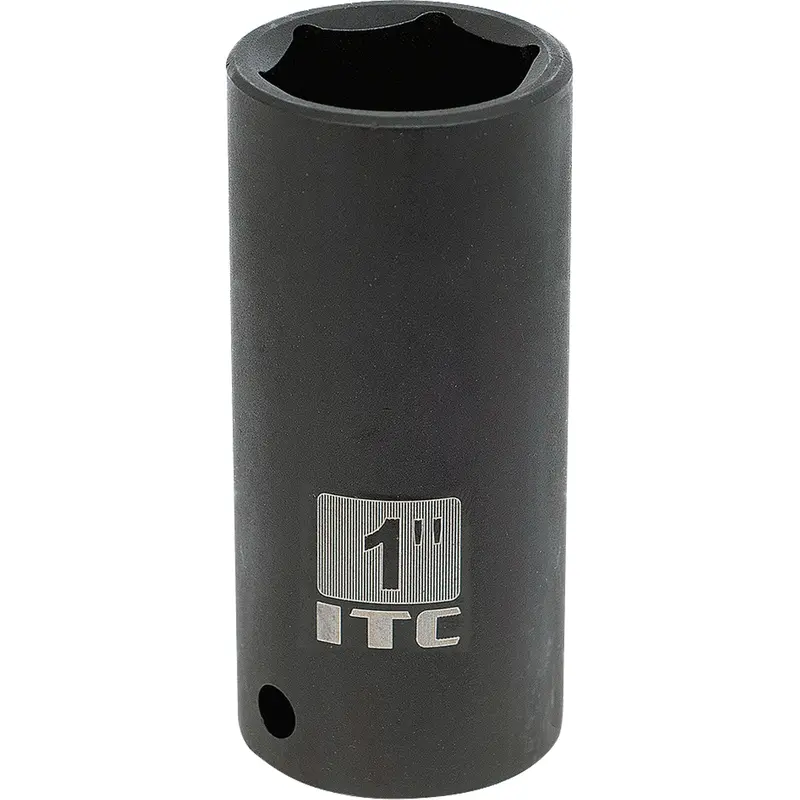 Socket, Impact, 1-1/8", 1/2" Drive, 6 Points 1