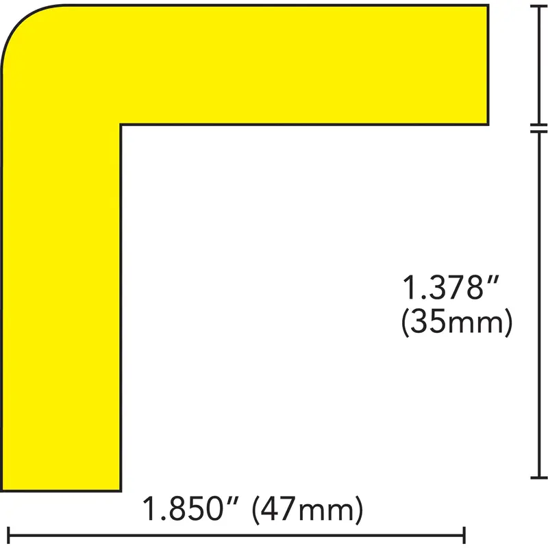 Soft Edge Flexible Warning & Protection Systems, 3.28' (1 M) Long 1