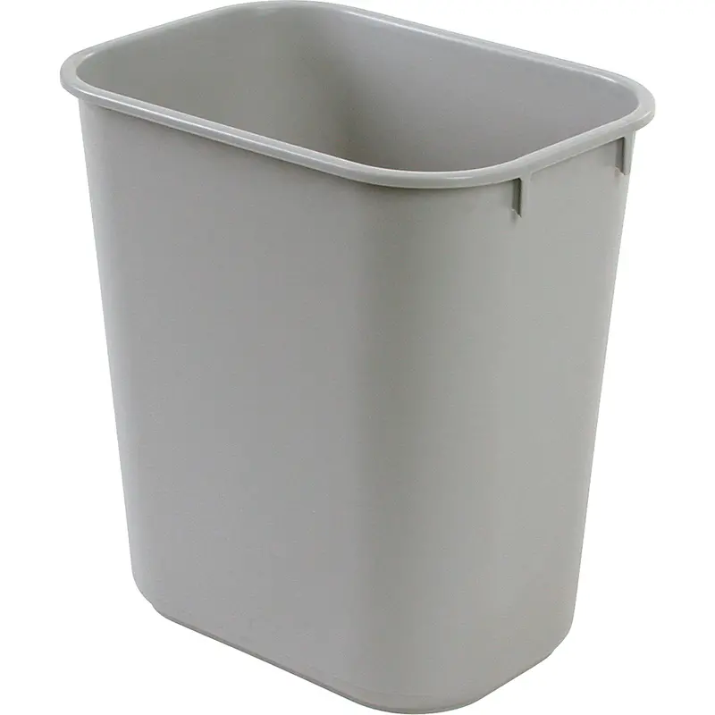 Soft Wastebasket, 14 Quarts, Plastic 1