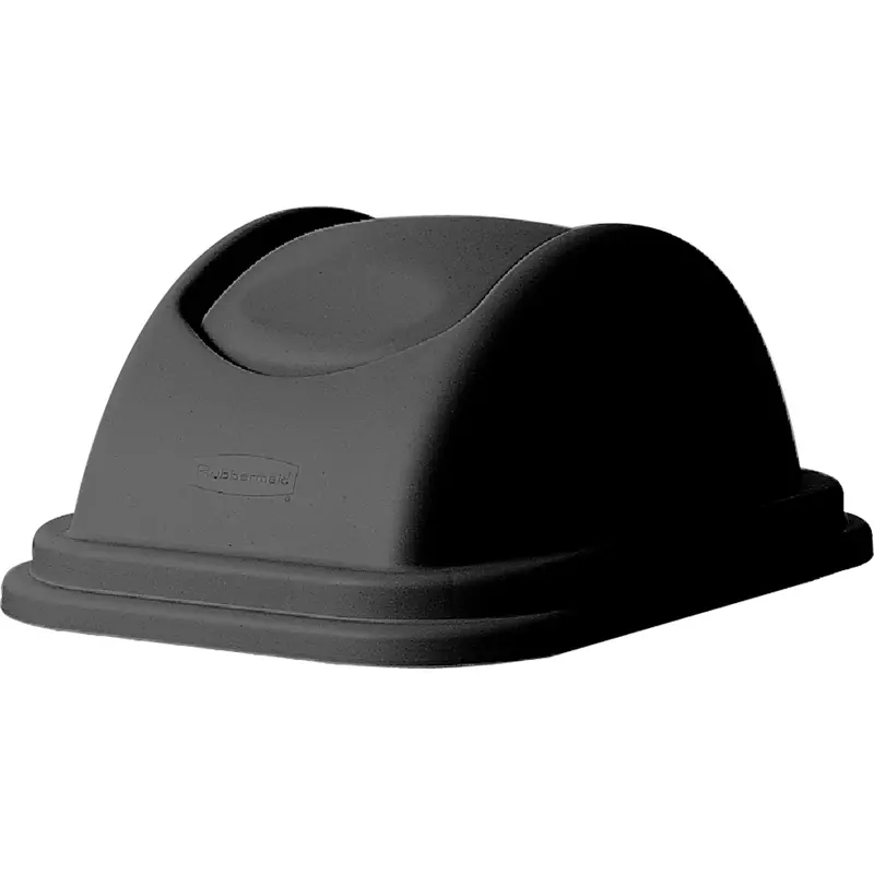 Soft Wastebasket Covers, Dome Lid/Swing Lid, Plastic, Fits Container Size: 16" X 11-5/8" 1
