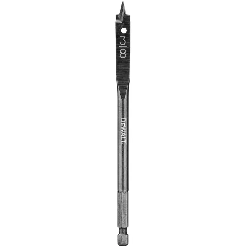 Spade Drill Bit, 3/8" Diameter, 3/8" Shank, 6" Length 1