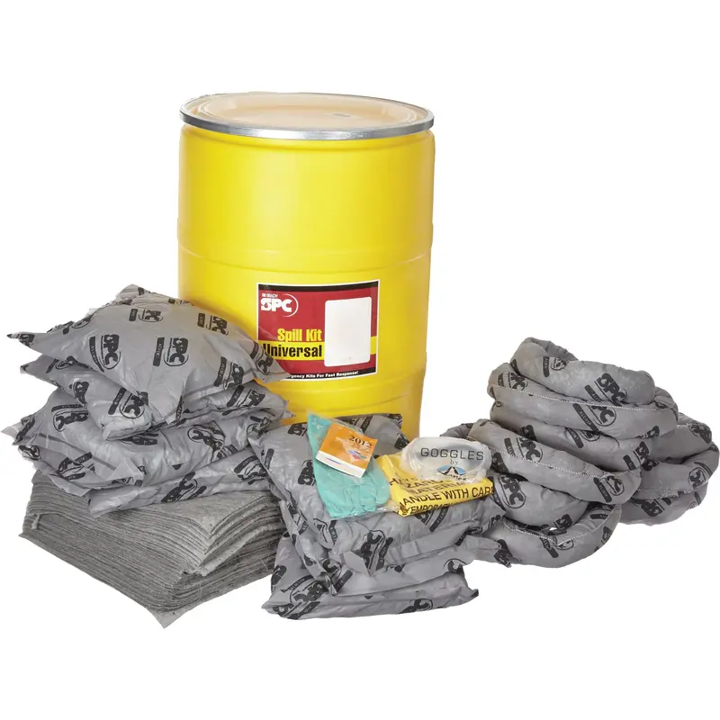 Spill Kit, Universal, Drum, 41 Us Gal. Absorbancy 1