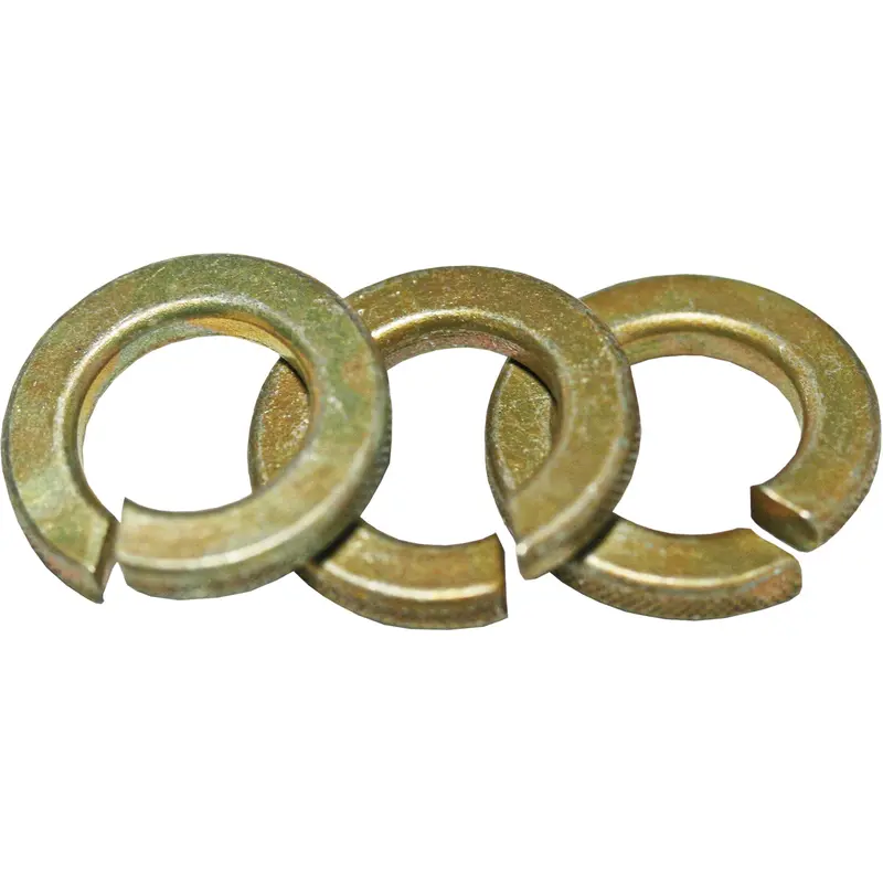 Split Lock Washer, 5/8", Yellow Zinc 1