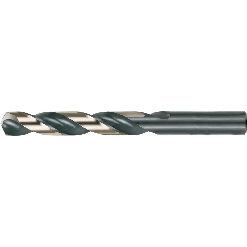 Split Point Jobber Drill Bits, High Speed Steel, 3/8", 5" L, 3-5/8" Flute, 135° Point Angle 1