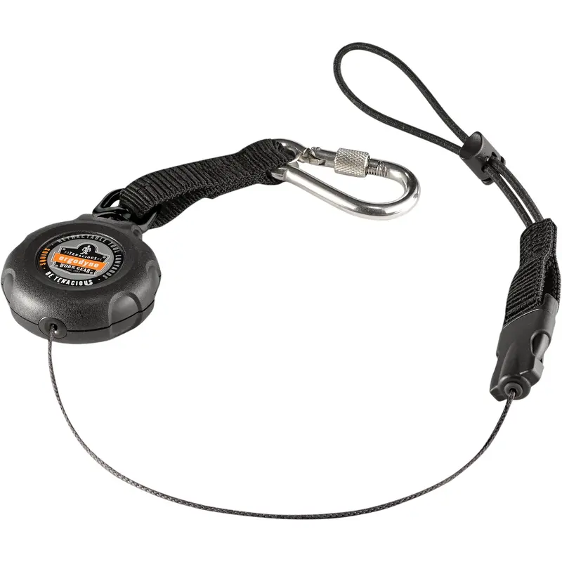 Squids® 3001 Tool Lanyard, Retractable, Carabiner/Loop 1