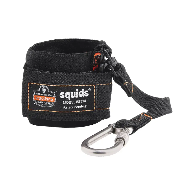 Squids® 3114 Pull-On Wrist Lanyard With Carabiner 1