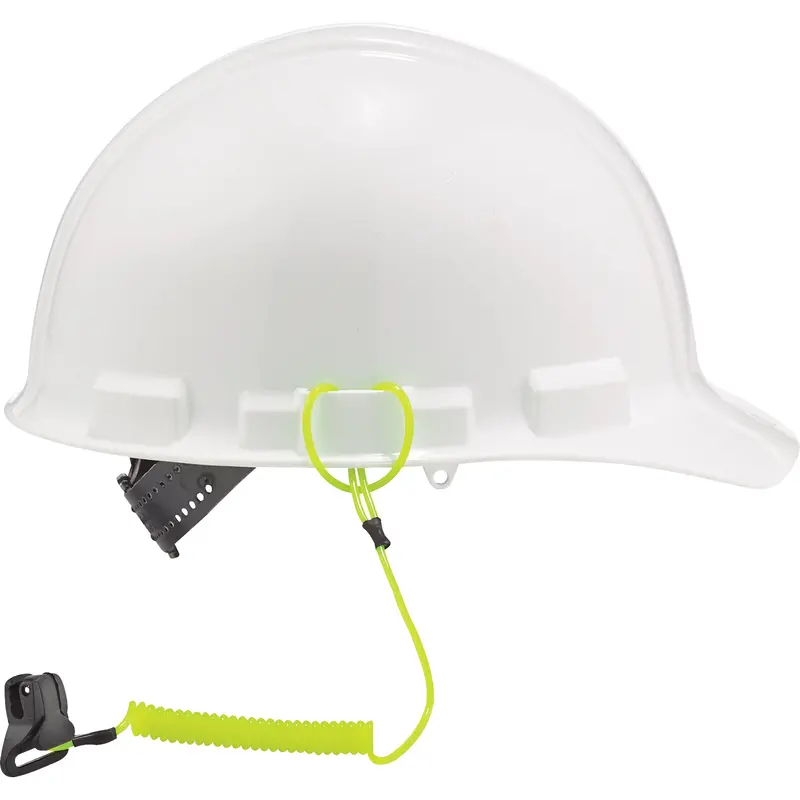 Squids® 3158 Hardhat Tool Lanyard, Coil, Clamp/Loop 1