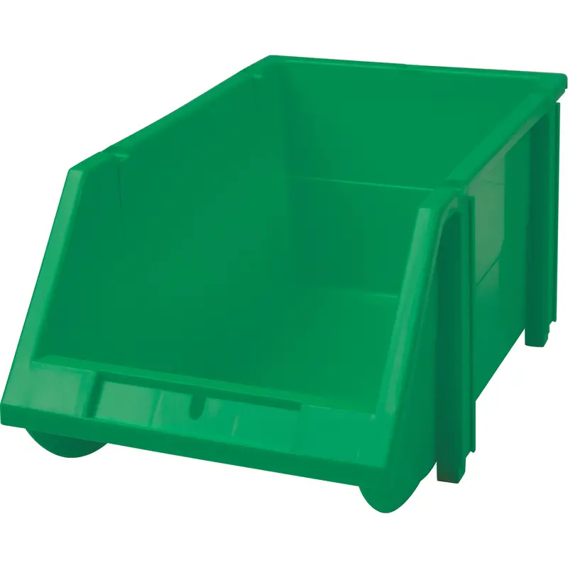 Stack & Hang Bin, 5-7/8" W X 4-11/16" H X 9-13/16" D, Green 1
