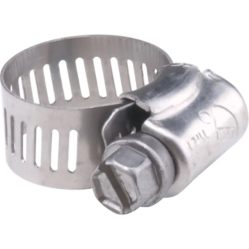 Stainless Steel Gear Clamp, Min Dia. 2-1/2", Max Dia. 4-1/2" 1