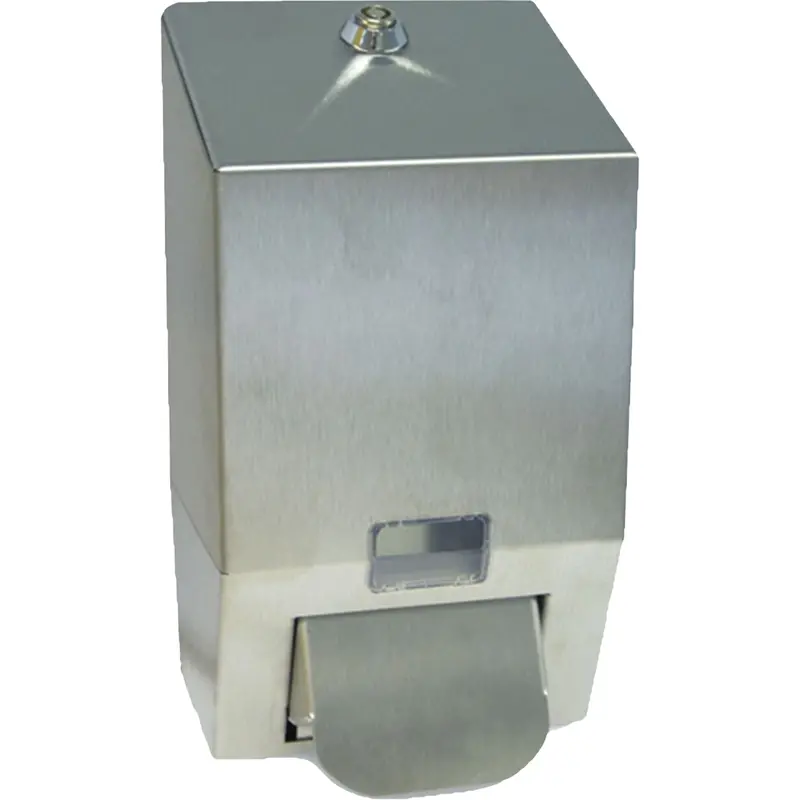 Stainless Steel Soap Dispenser, Push, 1000 Ml Capacity, Cartridge Refill Format 1