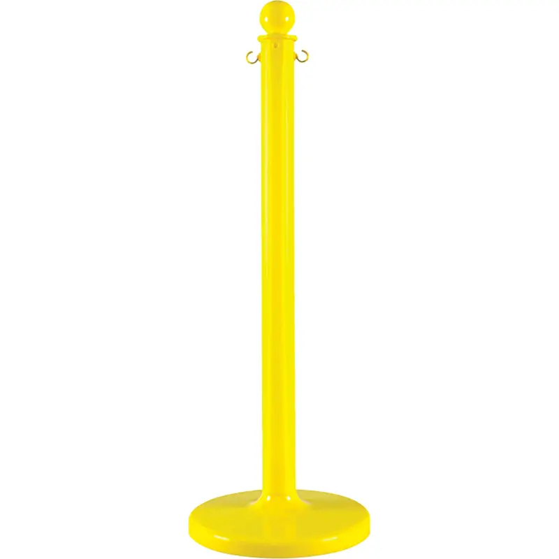 Stanchions, 40" High, Yellow 1