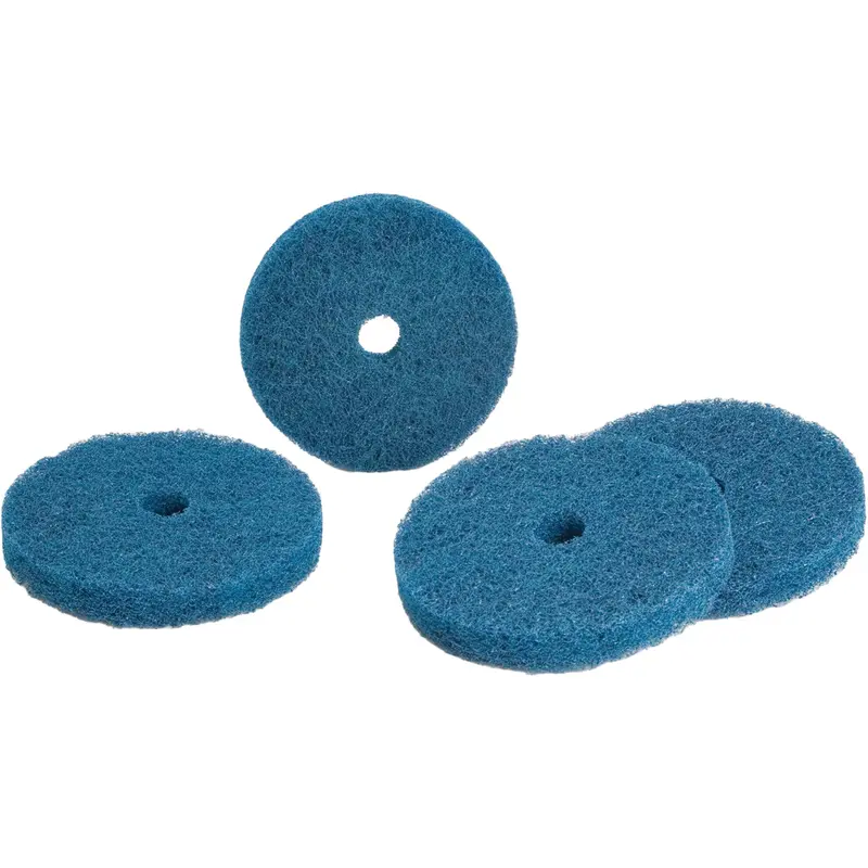 Standard Abrasives™ Buff And Blend Hs-F Disc, 4" Dia., Medium Grit, Aluminum Oxide 1