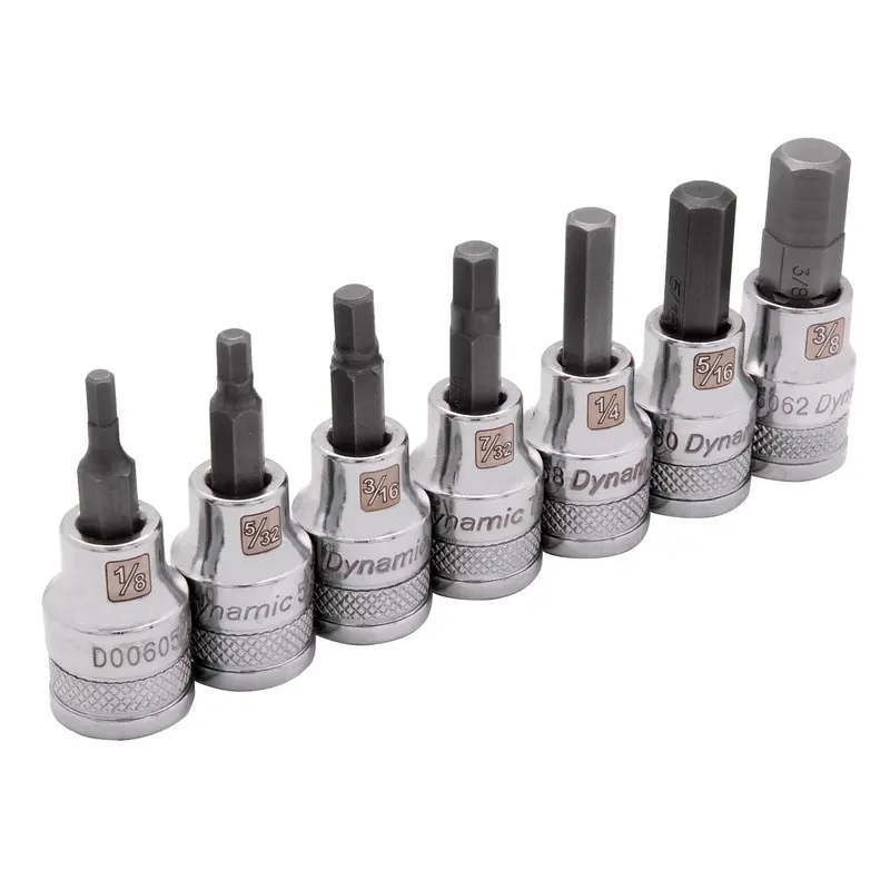 Standard Sae Socket Set, 7 Pcs 1