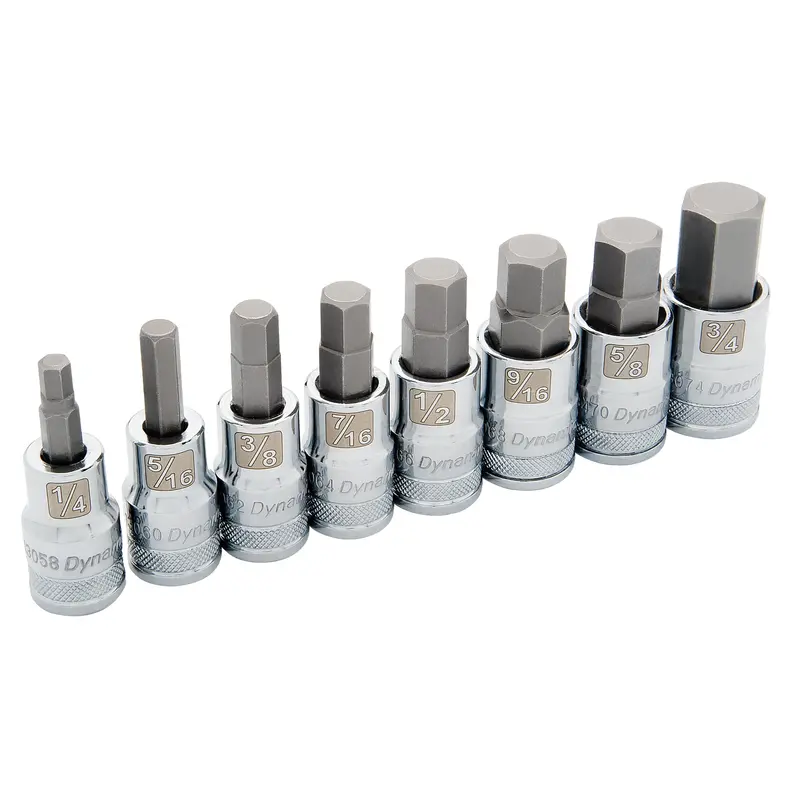 Standard Sae Socket Set, 8 Pcs 1