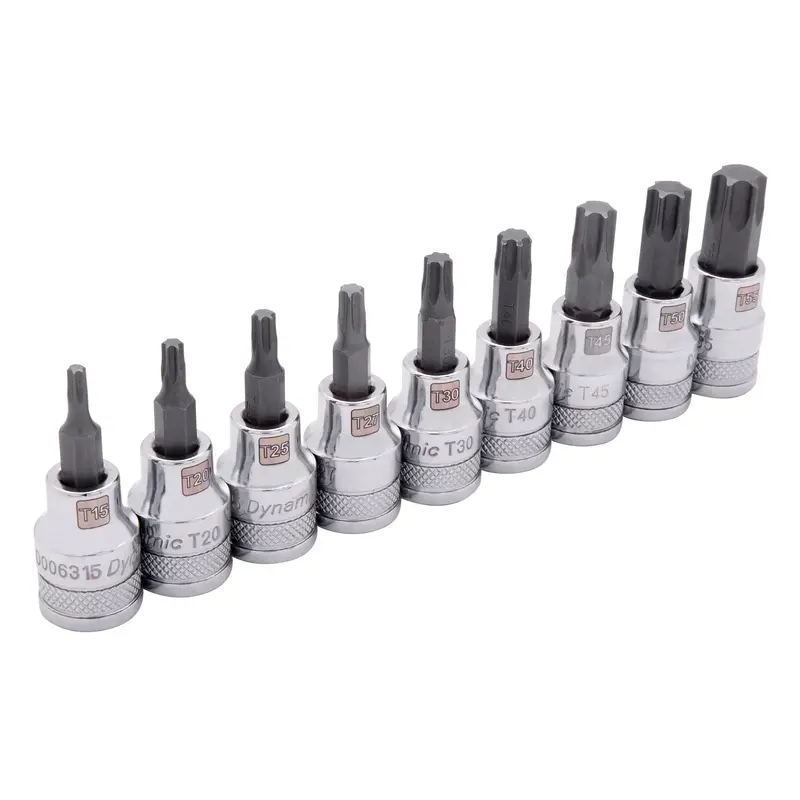Standard Socket Set, Torx®, 3/8" Drive, 9 Pcs 1