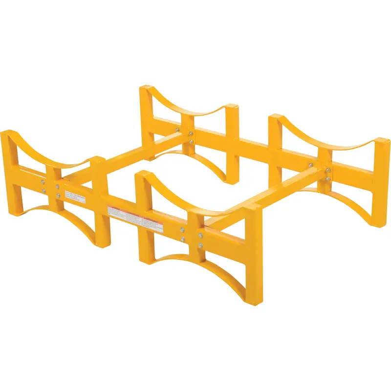 Steel Stackable Drum Rack, 2 Drums, 1600 Lbs. Capacity, 45-1/2" W X 29-7/8" D X 12-3/4" H 1