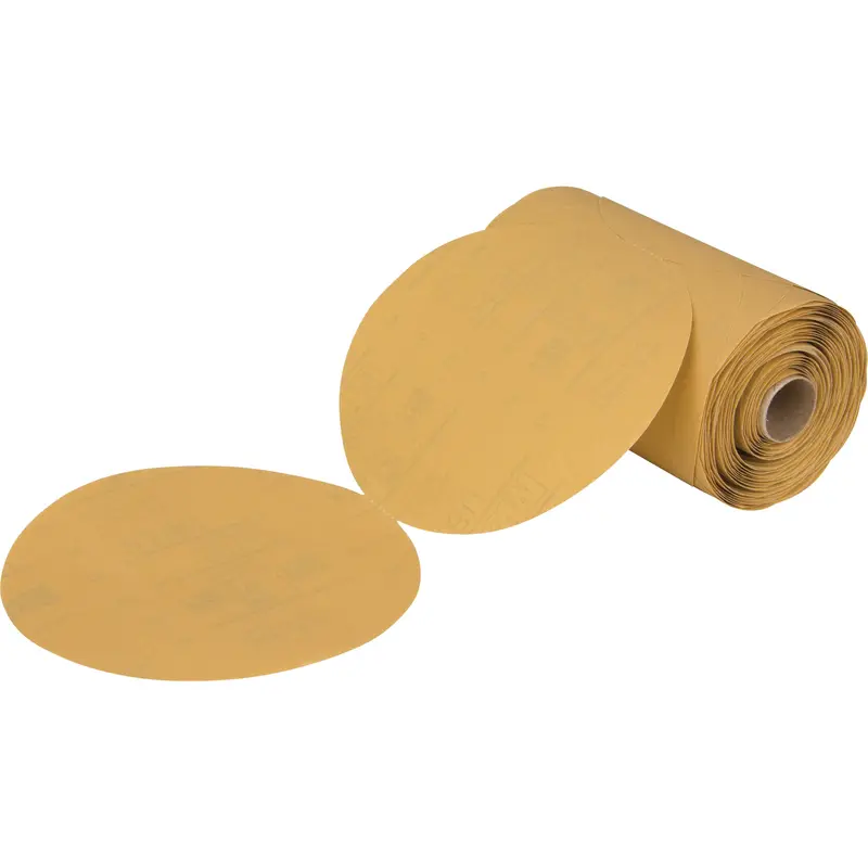 Stikit™ 216U Gold Paper Disc Roll, 6" Dia., P360 Grit, Aluminum Oxide 1
