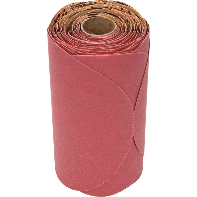 Stikit™ Red Abrasive Disc, 6" Dia., 180 Grit, Aluminum Oxide 1
