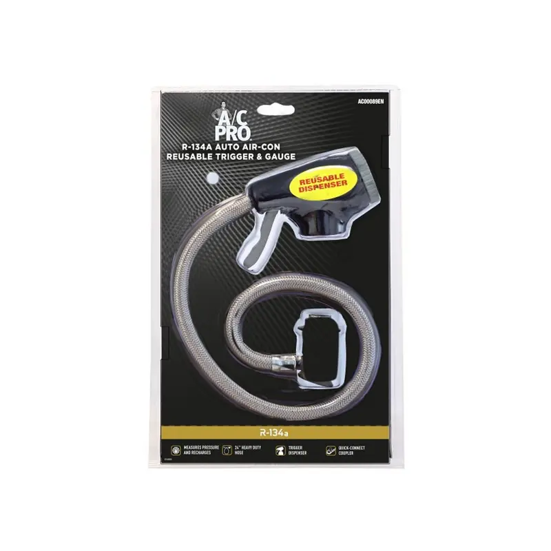 Stp A/C Pro Diy Reusable Trigger & Gauge R-134A 1