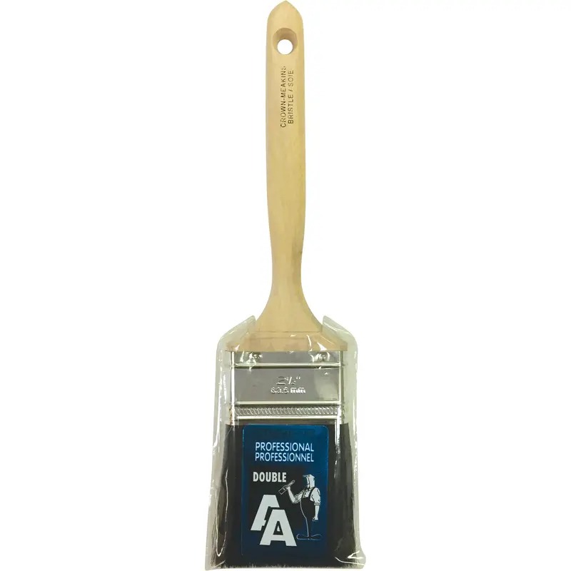 Straight Sash Paint Brush, Bristle, Wood Handle, 2-1/2" Width 1
