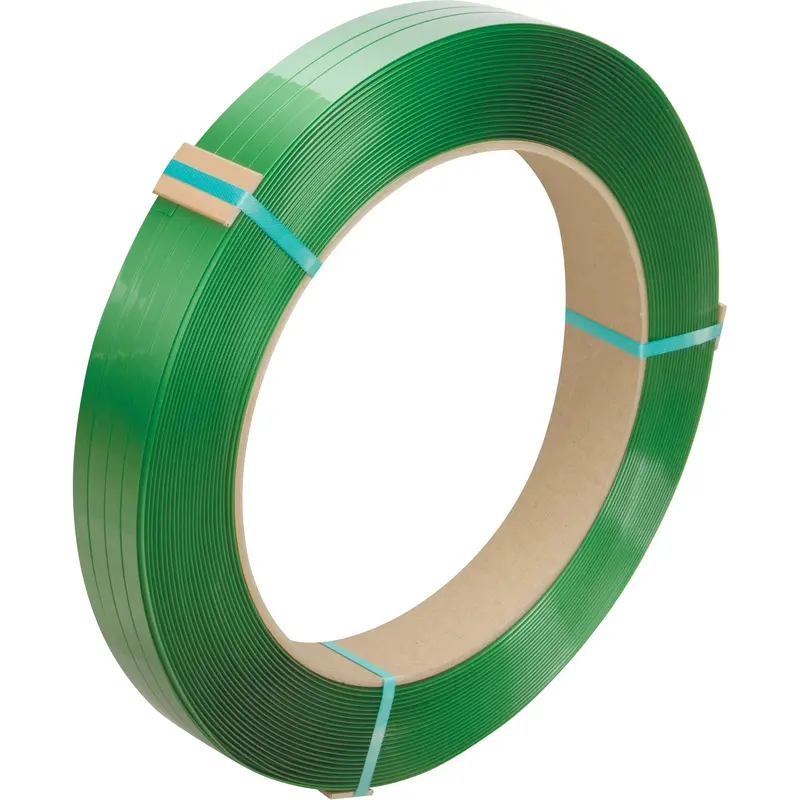 Strapping, Polyester, 1/2" W X 3380' L, Green, Manual Grade 1