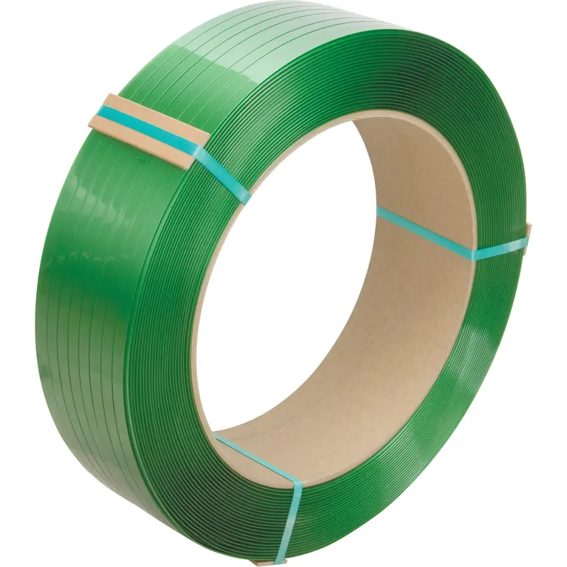 Strapping, Polyester, 1/2" W X 6315' L, Green, Manual Grade 1