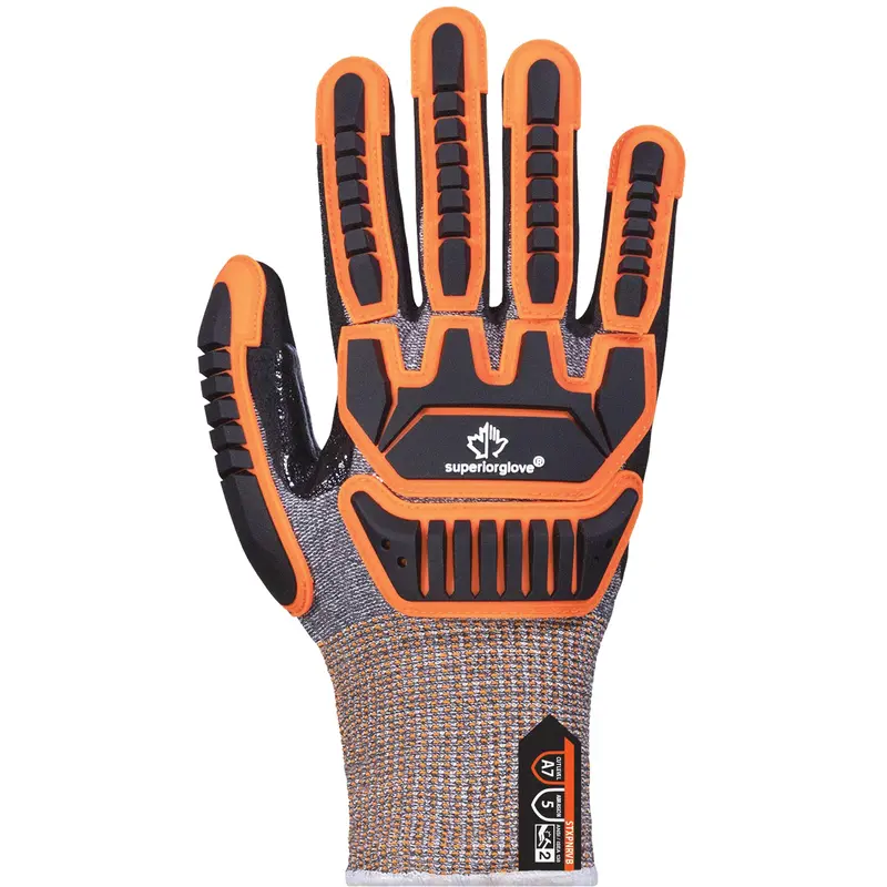 Stxpnrvb Cut-Resistant Gloves, Size Medium/8, Nitrile Coated, Tenactiv™ Shell, Astm Ansi Level A7 1