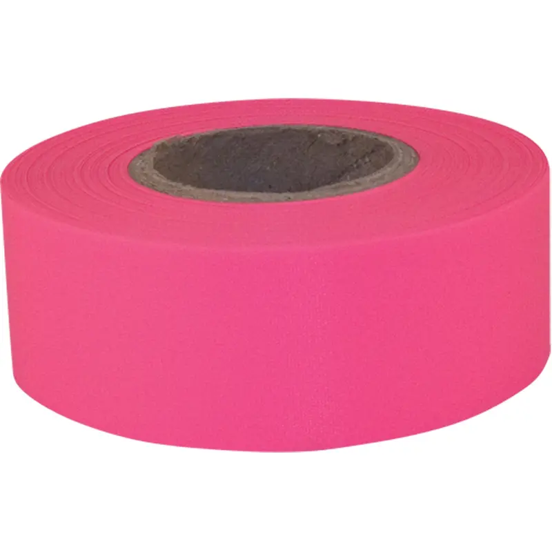 Sub-Zero Flagging Tape, 1.2" W X 150' L, Fluorescent Pink 1