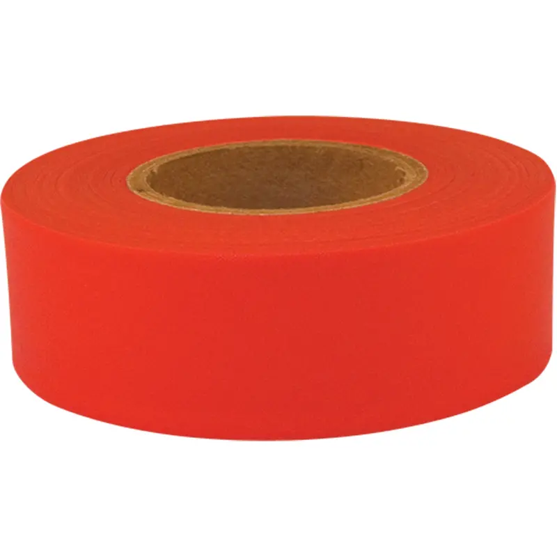 Sub-Zero Flagging Tape, 1.2" W X 150' L, Fluorescent Red 1