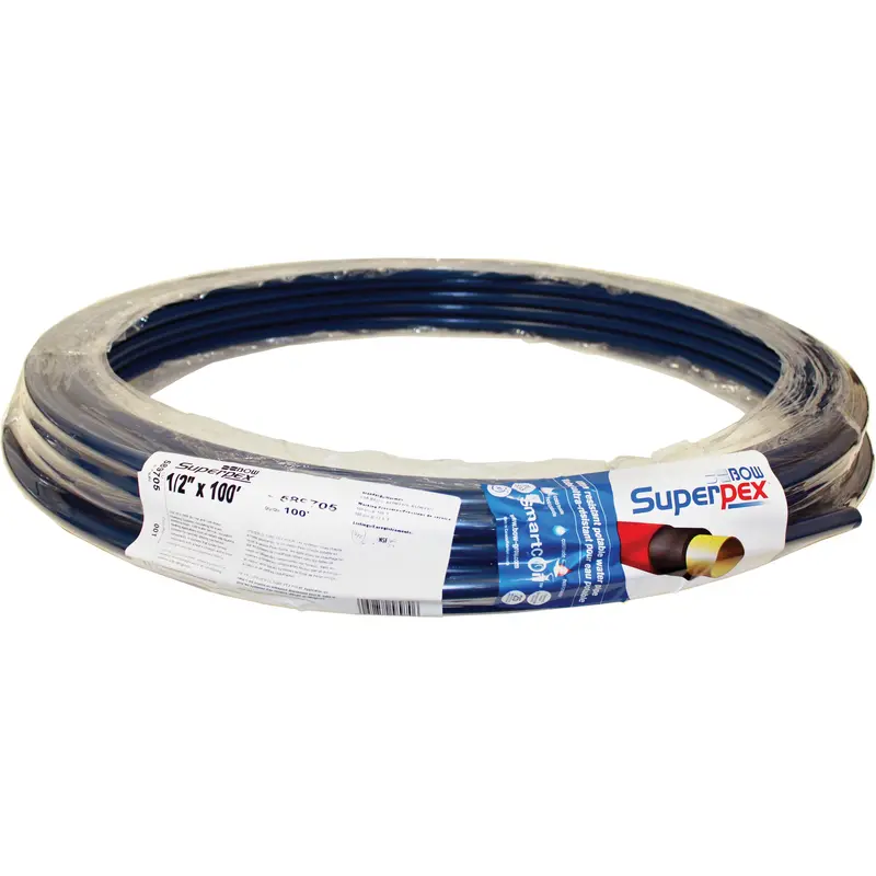 Superpex Cold Pipe, Plastic, 100' L X 0.75" Dia. 1