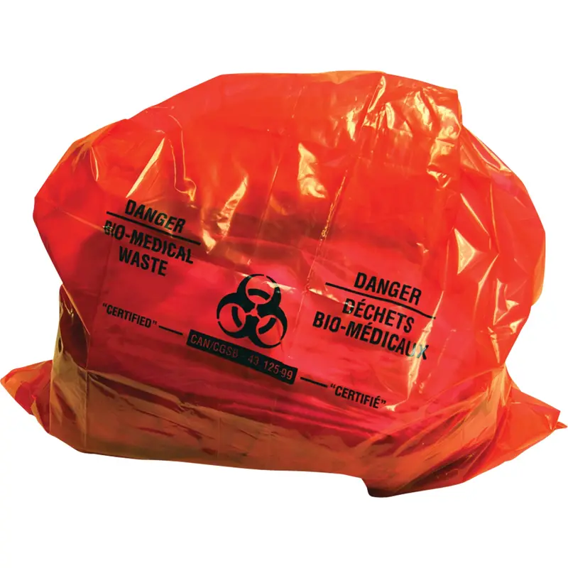 Sure-Guard™ Bio-Medical Waste Liners, Bio-Hazard, 38" L X 30" W, 2 Mil 1