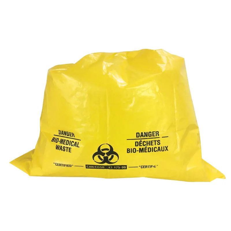 Sure-Guard™ Bio-Medical Waste Liners, Bio-Hazard, 46" L X 39" W, 2 Mil 1