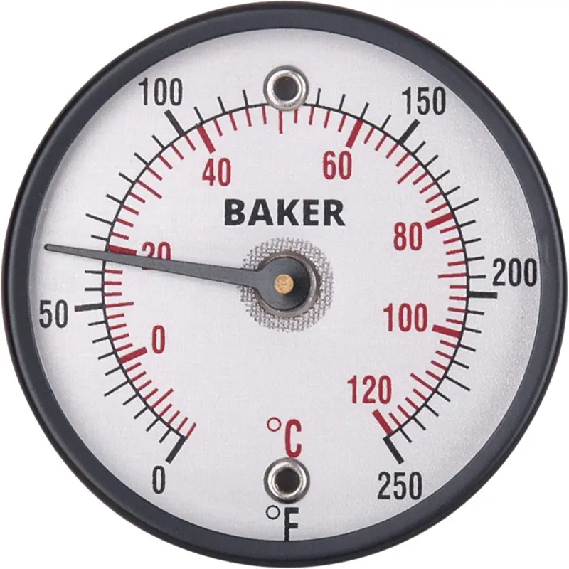 Surface Thermometers, Contact, Analogue, 0-250°F (-20-120°C) 1
