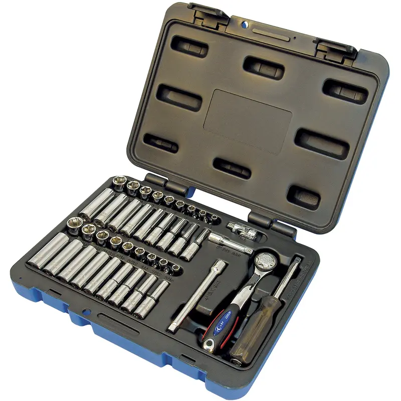 Sw1442c-6 Socket Wrench Set, 1/4" Drive Size 1