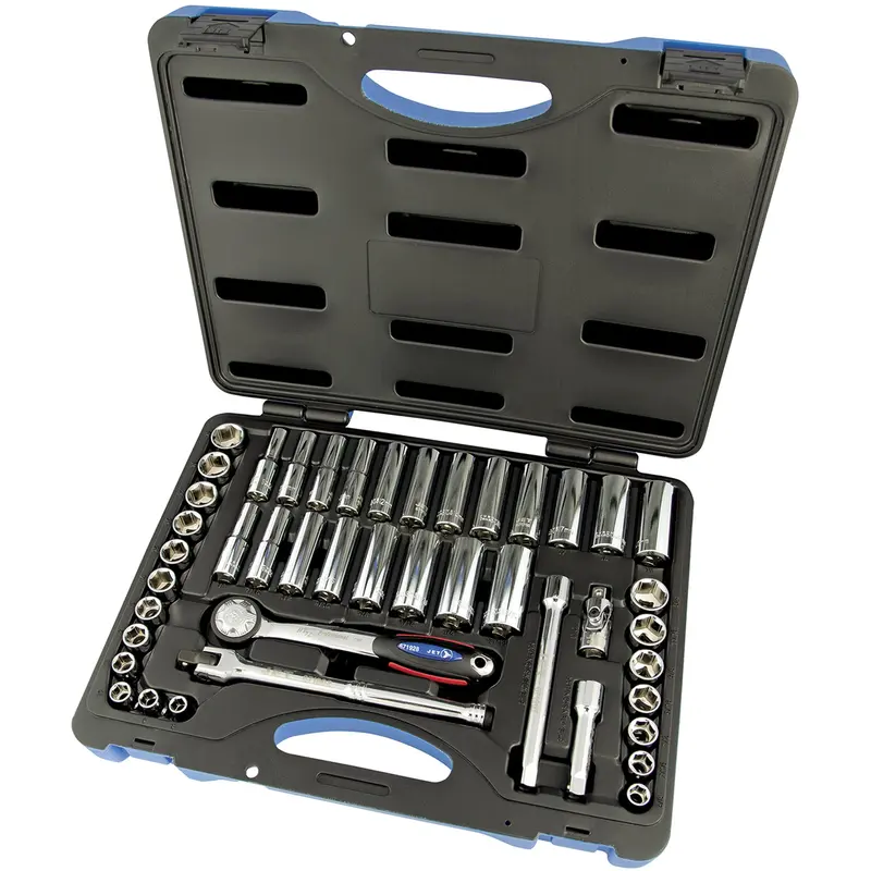 Sw3845c-6 Socket Wrench Set, 3/8" Drive Size 1