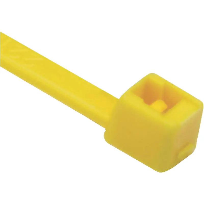 T Series Cable Ties, 8" Long, 50 Lbs. Tensile Strength, Yellow 1