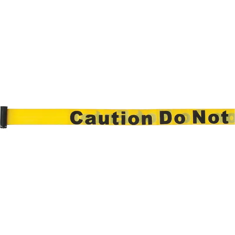Tape Cassettes For Build-Your-Own Crowd Control Barriers, Caution Do Not Enter, 7', Yellow Tape 1