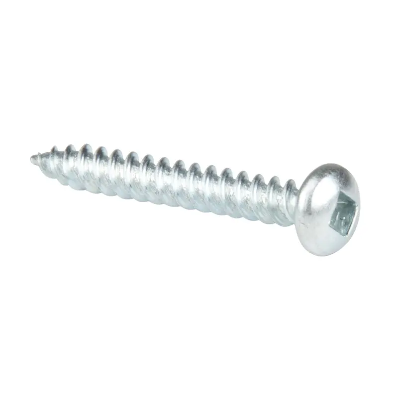 Tapping Screw Pan Head, #8 X 1-1/4" L, Zinc Plated 1