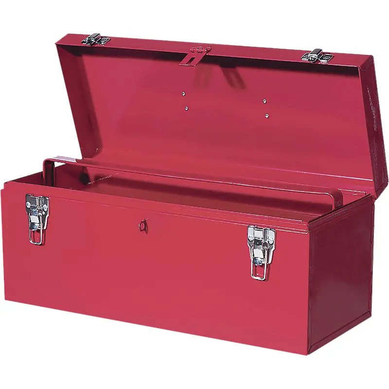 Tb21 Steel Hand Tool Box, 8-3/4" D X 20" W X 9-3/8" H, Red 1