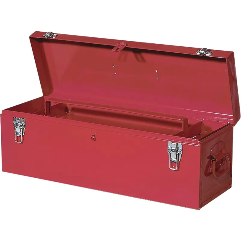 Tb26 Steel Hand Tool Box, 8-3/4" D X 26" W X 9-3/8" H, Red 1